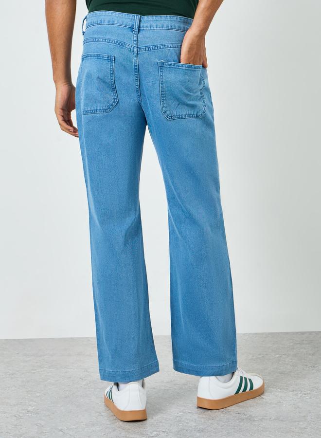 ستايلي جينز بقصة كاربنتر للرجال - Image 4